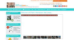 Desktop Screenshot of 40parkliving.com